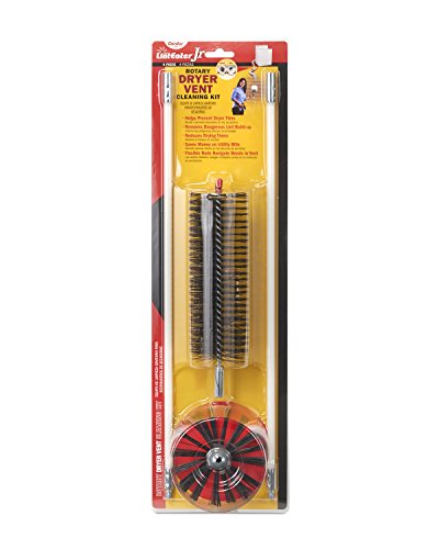 Gardus RJR601 LintEater Junior Rotary Dryer Vent Cleaning System, Removes Lint, Extends Up to 3 - style: 3' Screw-Connect Kit