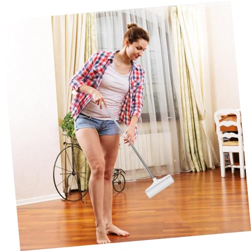 Homoyoyo Carpet Hair Remover Lint Roller Extendable Long Handle for Floor Pet Hair Removal Device