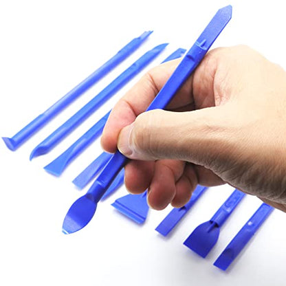 Antistatic Spudger Plastic Opening Pry Tool Set,Electronics Opening Pry Tool Repair Kit,Prying and Opening Tool for Laptop Tablet iPhone ipad Cell Phone LCD Screen - color: 12PCS