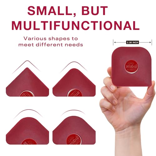 TMEDW Pan Scraper, 10 Pcs Pot Scraper, Pan Scraper Plastic, Multifunctional Scraper Tool for Kitchen, Non-Slip, Food Safe, High Heat Resistant-Red - color: Red, size: 10 Pcs