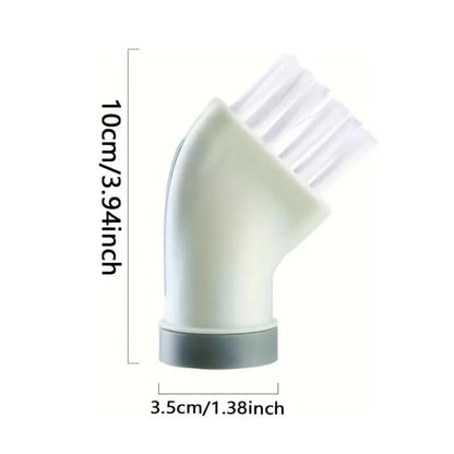 Water Bottle Connected Cleaning Brush Head, Multi-Purpose Flat Scrubber for Deep Crevices and Dead Ends, 1 Pack (Green)