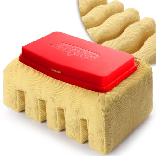 GRILLART Grill Brush Bristle Free, Replaceable BBQ Cleaning Pad (No Handle), Safe Replacement Cleaning Pad/Head for Cast Iron/Stainless Steel Grates - Deep-Reach - color: Yellow