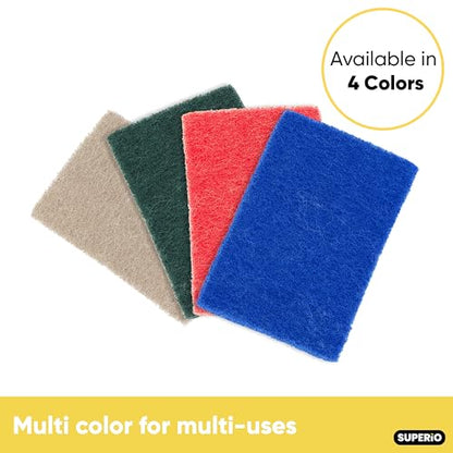 Natural scouring Pad Non-Scratching Natural Sisal Plant Based Scrubber Non-Scratch Cleaning Scrub Pads, Eco-Friendly Reusable Kitchen Scrubbing Pad Pack of 3, By Superio - size: Natural (3-pack)