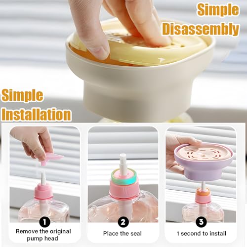 Detergent Presser - Laundry Detergent Presser, Reusable Laundry Detergent Dispenser, Liquid Laundry Soap Dispenser, for Liquid Detergent (3PCS)