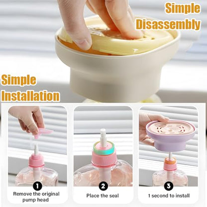 Detergent Presser - Laundry Detergent Presser, Reusable Laundry Detergent Dispenser, Liquid Laundry Soap Dispenser, for Liquid Detergent (#02)