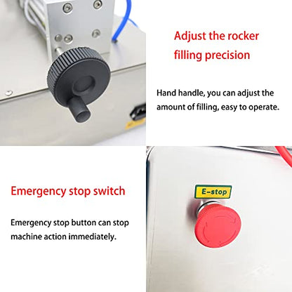 INTBUYING Automatic Paste Liquid Filling Machine for Shampoo Oil Water Perfume 30-300ml One Nozzle