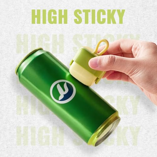 2Pcs Mini Lint Remover Roller, Washable Lint Gel Roller, Reusable Pet Hair Remover for Clothing, Pet, Hair, Dust, Lint (Green+Beige) - color: Green+beige