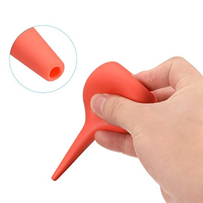 MECCANIXITY Rubber Ball Air Blower 30ml Blowing Pump Cleaner Circuits Clean Tool with Keycap Puller Remover Tool Set with 2 Brushes for Laptop/Computer Keyboard