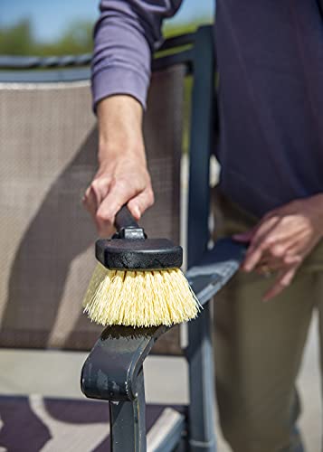 Harper 37518700 All-Purpose Scrubbing & Squeegee Brush Set with 10 in. Wash Brush with Flow-Through Handle, 24 in. Floor Squeegee, 10 in. Deck Brush and 8 in. Handheld Scrub Brush - style: All-Purpose Scrubbing Cleaning Set