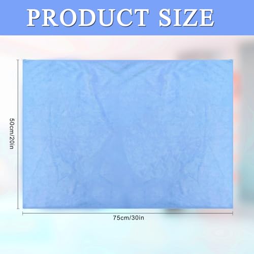 12 Pcs Extra Large Microfiber Cleaning Cloth, 20" x 30" Washable Reusable Large Floor Cloth Rags, Microfiber Towels for Mop Cleaning Office Bathrooms Housekeeping (Gray, Blue, White) - color: Blue Style