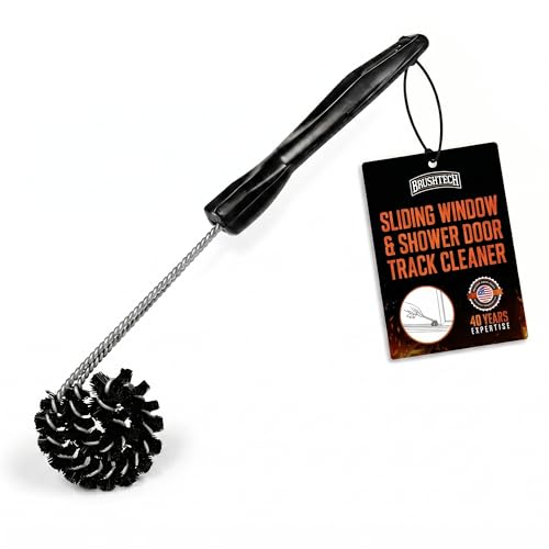 Brushtech Sliding Window and Shower Door Track Cleaner