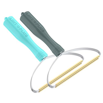 LINTPLUS Pet Hair Remover Carpet x2 & Lint Root Cleaner Pro Pet Hair Remover by LINTPLUS,Special Pet Hair Removal Tool Multi Fabric Edge and Carpet Rake for Couch, Pet Towers and Rugs - size: Pro*2