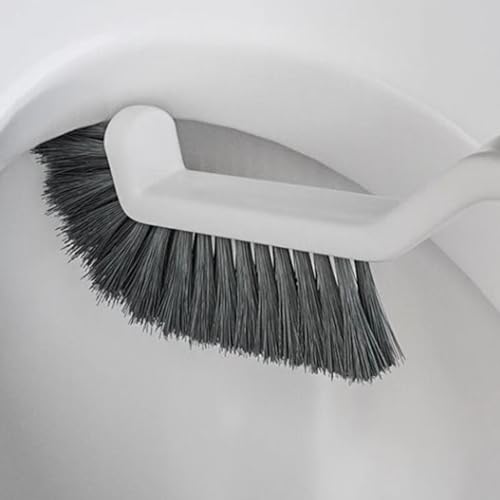 Crevice Cleaning Tool: Stiff Bristle Cleaning Brush, Long Handle Sink | Practical Multipurpose Cleaner for Kitchen, Bathroom, Terrace, Patio, Pool, Garage, L Maintenance