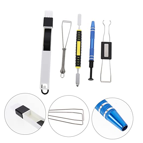 Hemobllo 1set Mechanical Keyboard Keycap Puller Tool Ic Brush and Chip Picker for Easy Cleaning and Maintenance of Keyboards and Circuit Boards