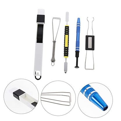 Hemobllo 1set Mechanical Keyboard Keycap Puller Tool Ic Brush and Chip Picker for Easy Cleaning and Maintenance of Keyboards and Circuit Boards