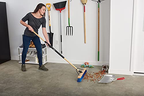 Harper 20201044 24 in. Indoor/Outdoor Dry All-Purpose Push Broom with Dual Bristles, for Dust, Gravel, Debris - style: All-Purpose Multi-Surface Push Broom