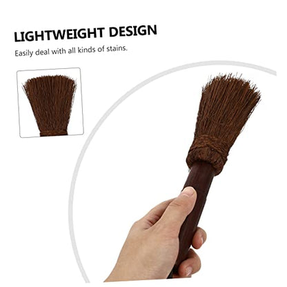 1pc Palm Brush for Efficient Kitchen Cleaning Light Brown Scrub Brush for Dishes Pots Pans and More for Non-Stick Cookware and Versatile Use Kitchen Bathroom and Laundry