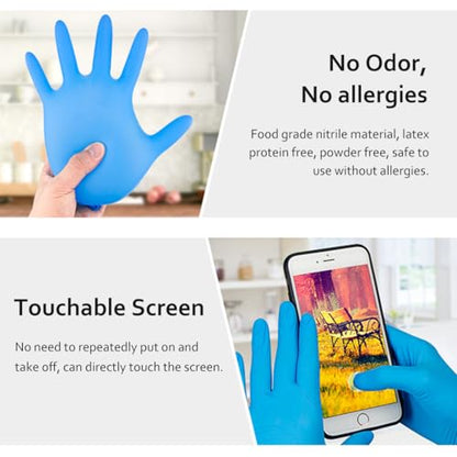 Ergonomic Disposable Nitrile Glove Lining, High Elasticity - size: Medium