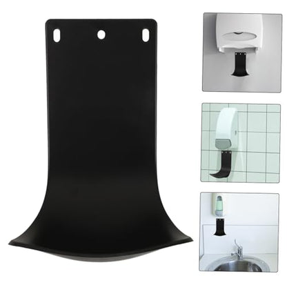 Wall Mount Drip Tray Soap Dispenser Bracket Black Farmhouse Soap Dispenser - color: Black