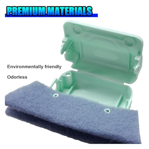 2PCS Magic Window Track Cleaner, Window Groove Cleaning Brush Tools Set, Hand-held Window Track Cleaner, Vehicle Clean Accessory for Sliding Door, Sill, Tile Lines, Shutter, Car Vents (GN&PK) - color: GN&PK