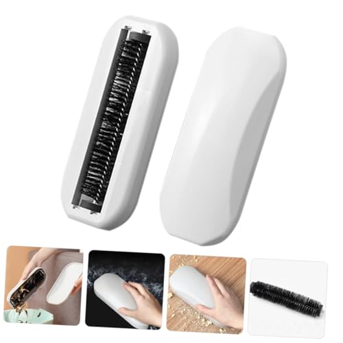 Alipis 2pcs Handheld Crumb Sweeper Soft Bristles Reusable Debris Collector for Tables Sofas and Floors Ergonomic Design for Easy Cleaning of Hair Lint and Crumbs
