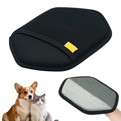 Pet Hair Removal Glove for Cats & Dogs, 2026 New Pet Hair Remover for Laundry, Reusable Electrostatic Pet Hair Remover Gloves (Black) - color: Black