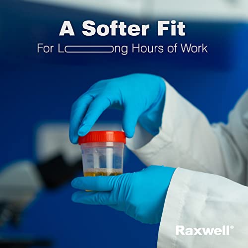 Raxwell Cleaning & Latex Glove Combo Pack | 8.5 Mil Heavy Duty, Waterproof, Food & Medical Grade, Powder-Free