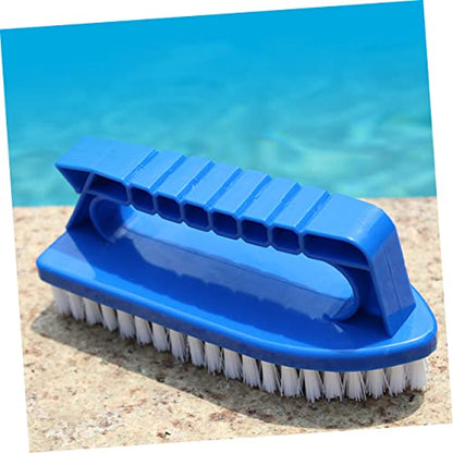 ibasenice 2pcs Heavy Duty Cleaning Brush for Sink Bathroom and Kitchen Ergonomic Handle for Easy Use Material for Performance for Scrubbing Showers and Floors