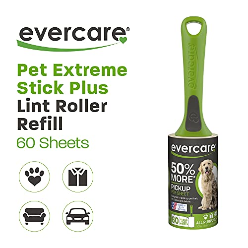 Evercare Pet Hair Extra Sticky 60 Layer Lint Roller - size: Twin