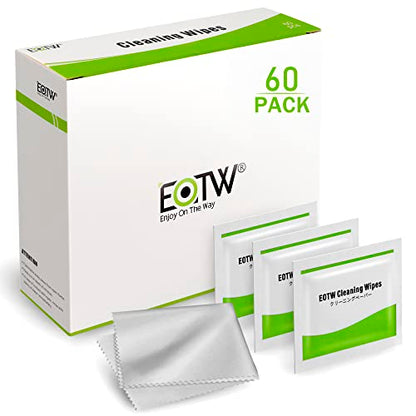 Screen Wipes Individually Wrapped, EOTW Pre-moistened Computer Phone Lens Cleaning Wipes for iPhone iPad Tablet PC Computer LED Screen, Pack of 60 - size: 60 Count (Pack of 1)