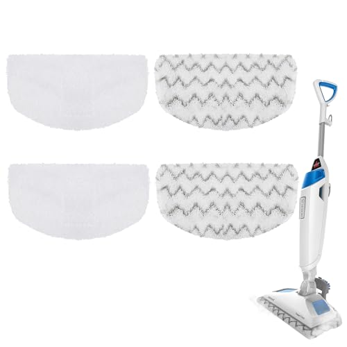 4 PACK Steam Mop Replacement Pads Compatible with Bissell Powerfresh Steam Mop 1940 1806 1544 2075 2685A 2181 2814 Series, Model 1940A 1940W 19405 2075A 2685A 5938, Microfiber Washable, Reusable - color: 4 Pack 1940