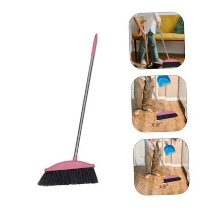 2pcs Wide Scrub Broom Stiff Bristles Broom for Deck Cleaning Patio Sweeping