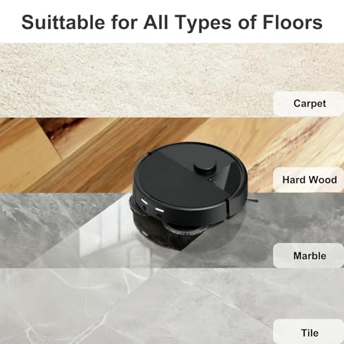 6 Pack Mop Pad for iRobot Roomba Plus 405 Combo/505 Cpombo/507Combo Vacuum Cleaner,Reusable & Washable Microfiber Mop Cloth Replacement Parts