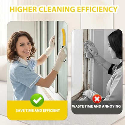 4PCS Groove Cleaning Brush Set for Kitchen Bathroom Window Tracks Crevice Easy Cleaning Home Tool