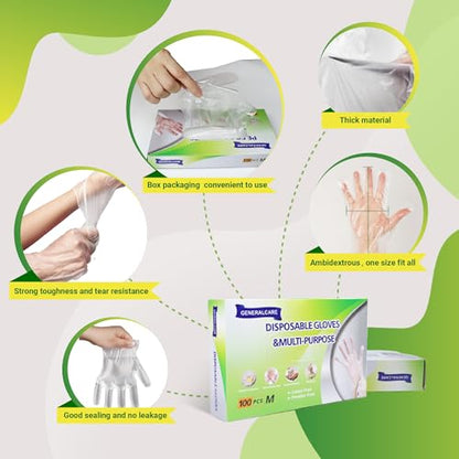 Disposable Plastic Gloves Food Handling Service Gloves Disposable For Cooking - style: 600pcs