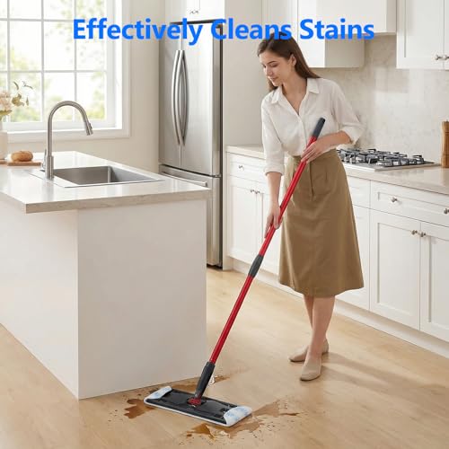 20 Pack Mop Replacement Pads for O Cedar H2pro Flat Mops,Mop Pads for O-Cedar Mop Refills,Washable and Reusable Microfiber Mops Pad Compatible with Ocedar Flat Head - size: 20 Pack