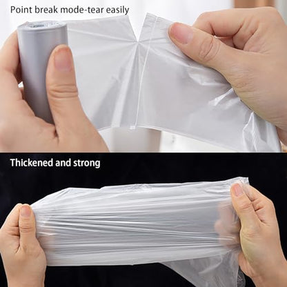 Mini Strong Trash Bags, 0.5 Gal Small Garbage Bags for Desktop Mini Trash Can, 300 Counts, White - color: White