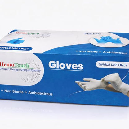houshold purpose gloves Non Sterile Gloves 100 Pcs. Multipurpose(Medium-black)
