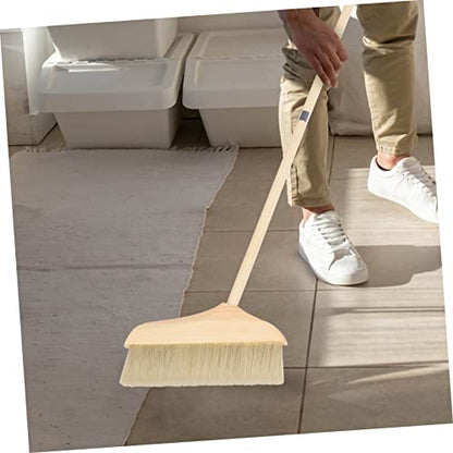 Soft Bristle Broom for Dusting Sweeping Detachable Handle Long Reach Floor Cleaning for Home Office Rv