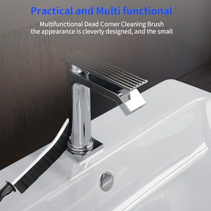 4 PCS Cleaning Brush Hard Bristle Cleaning Brush Small Cleaning Brush Crevice Cleaning Tool Grout Brush Bathroom Cleaning Brush Set for Tight Spaces Corners Kitchen Windows Shower Toilet Faucets Floor