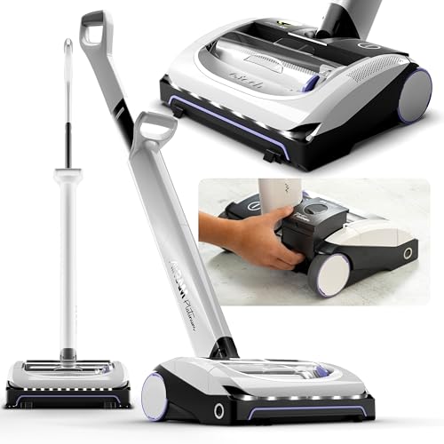 Gtech AirRAM Platinum Cordless Vacuum Cleaner - Includes Anti-Hair Wrap Brush Bar - Perfect for Carpet and Hardwood Floors - Rechargeable 22v Li-ion Battery - Lightweight (7 lbs.) - style: AirRAM2 Platinum Cordless Upright