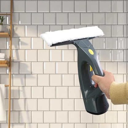 Window Cleaner Handheld Electric Cordless Window Vacuum Squeegee Glass Cleaner Portable Cleaning Tool Use for Office Car Kitchen