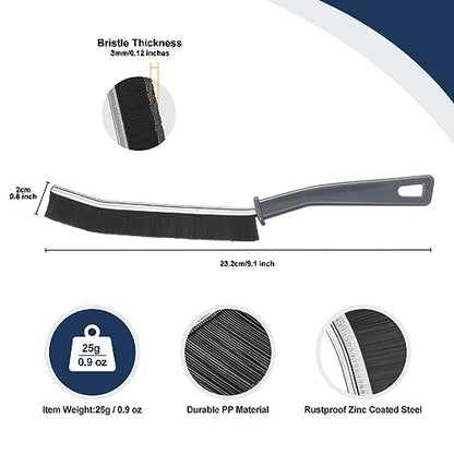 Hard Bristled Crevice Cleaning Brush Bathroom Gap Cleaning Brush | Thin Grout Brush