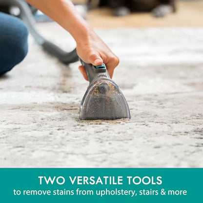 Kenmore KW4070 RevitaLite Pet Portable Carpet Cleaner with High Cleaning Power, 3.2L Clean Tank & 1.4L Dirty Tank, 25ft Cord Length and Two Easy Removable Brushroll for Rug & Upholstery - style: Black