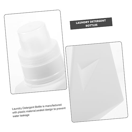 Refillable Laundry Bottle Softener Dispenser with Sealed Design for Liquid Soap Shampoo and Shower Gel Compact and Portable Storage