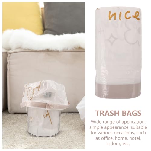 60pcs Heavy-duty Drawstring Trash Bags Thick Plastic Garbage Bags for Kitchen and Bedroom Large Capacity, Leak-resistant, Multipurpose Household Waste Disposal