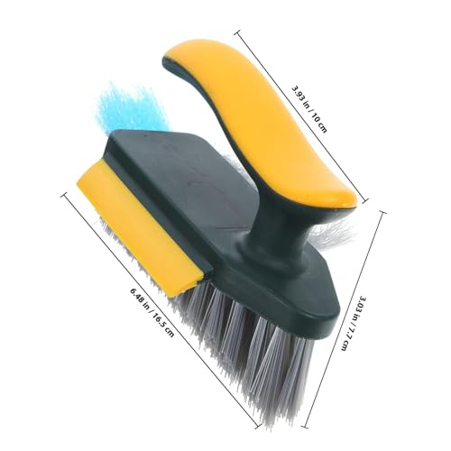 DOITOOL Groove Gap Cleaning Brush for Household Small Spaces Long Handle Floor Scrubber and Toilet Scrub Brush for Bathroom and Kitchen Sink Cleaning