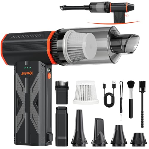 F32MAX Compressed Air Duster-150,000RPM Super Power Electric Air Duster and Vacuum Cleaner & Bag Vacuum Sealer 3-in-1，for PC Keyboard Cleaning, Car Interior Cleaning.