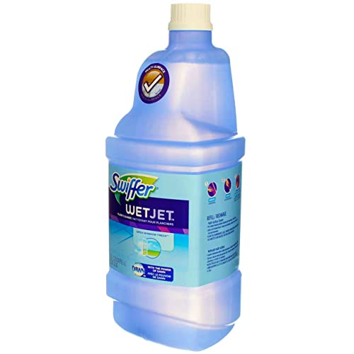 SWIFFER 23679 1.25-Liter Wet Jet Multi-Surface Solution - Open Window Fresh - Quantity 4 - size: 168.8 Fl Oz (Pack of 1)