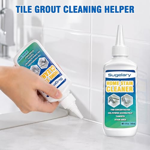 Sugelary Mold Stain Cleaner, 5 fl oz Mold Stain Cleaner Gel for Washing Machine, Home Stain Cleaning Gel for Fridge, Tile, Grout, Sink and Bathroom Use - size: 5 Fl Oz (Pack of 1)